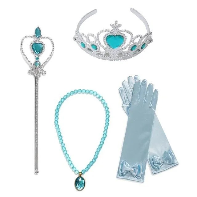 2-8 Years Girls Elsa Sofia Belle Dress up Accessories