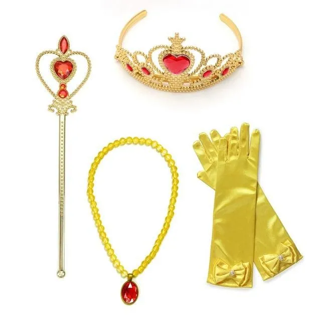2-8 Years Girls Elsa Sofia Belle Dress up Accessories
