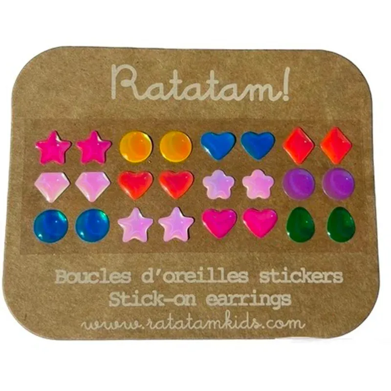 Adhesive Earrings (set of 12) - Ratatam