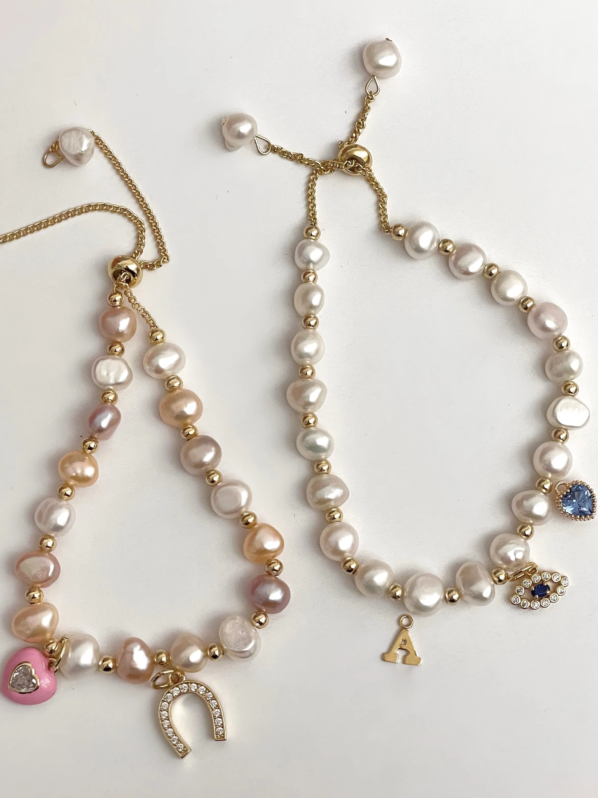ADJUSTABLE CUSTOM PEARL BRACELET