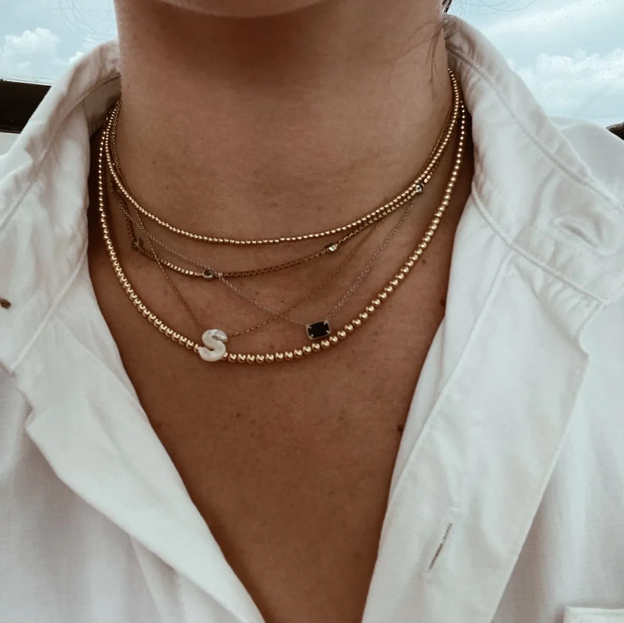 Always Lettered Necklace