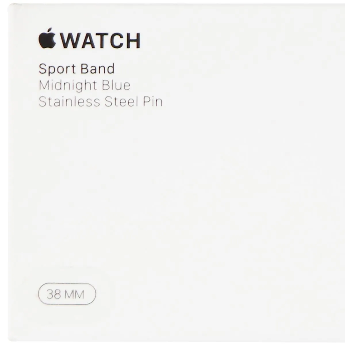 Apple Sport Band (38mm) for Apple Watch Any Series 38/40/41mm - Midnight Blue