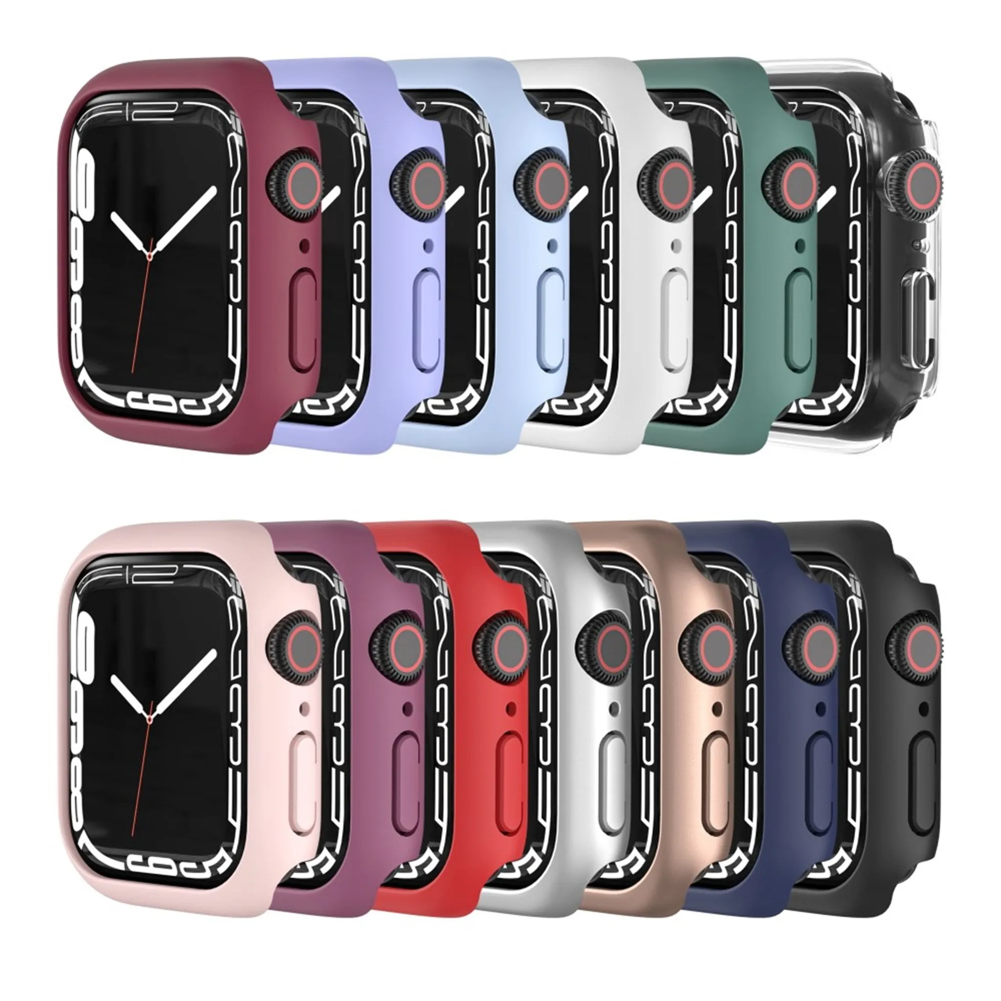 Apple Watch (41mm) elegant frame cover - Transparent