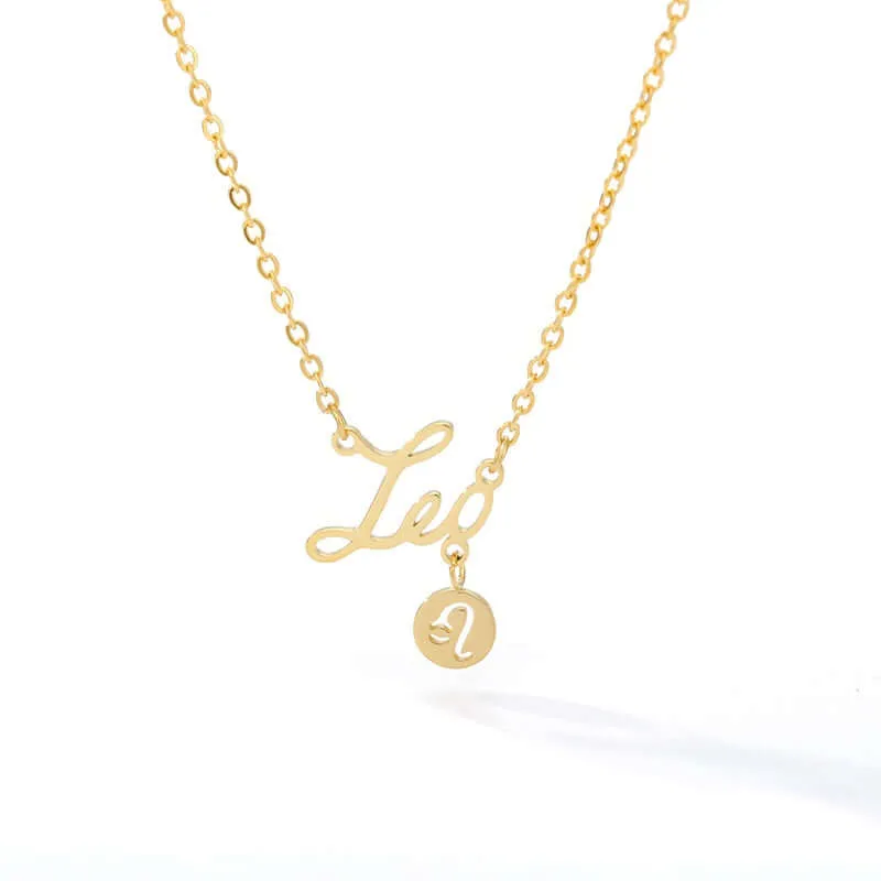 Astrology Constellation Sign Pendant Necklace for Women