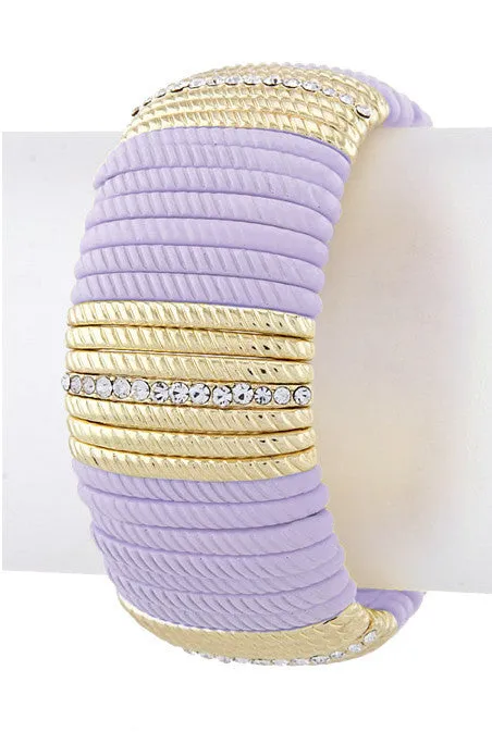 Baby Blue Bar Bracelet