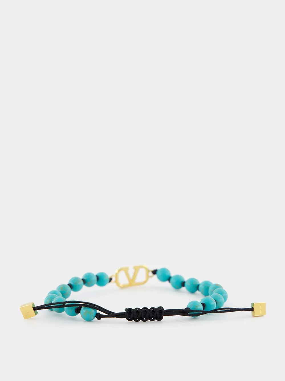 Beaded Charm Blue Bracelet