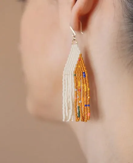 Beaded Earring, Polina