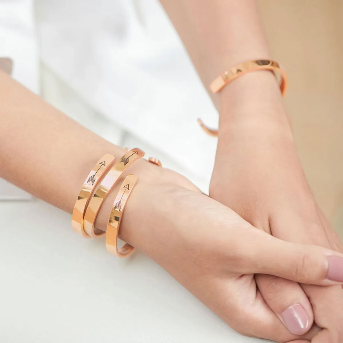 Blessed External Personalizable Cuff Bracelet