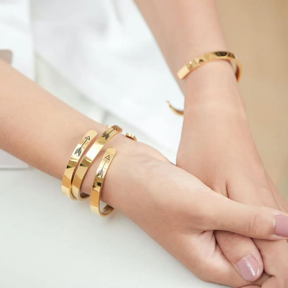 Blessed External Personalizable Cuff Bracelet