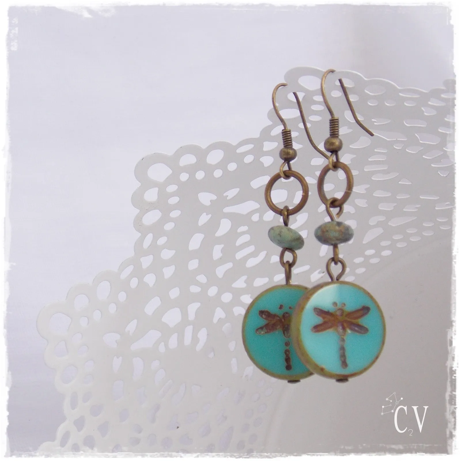 Bohemian Dragonfly Earrings