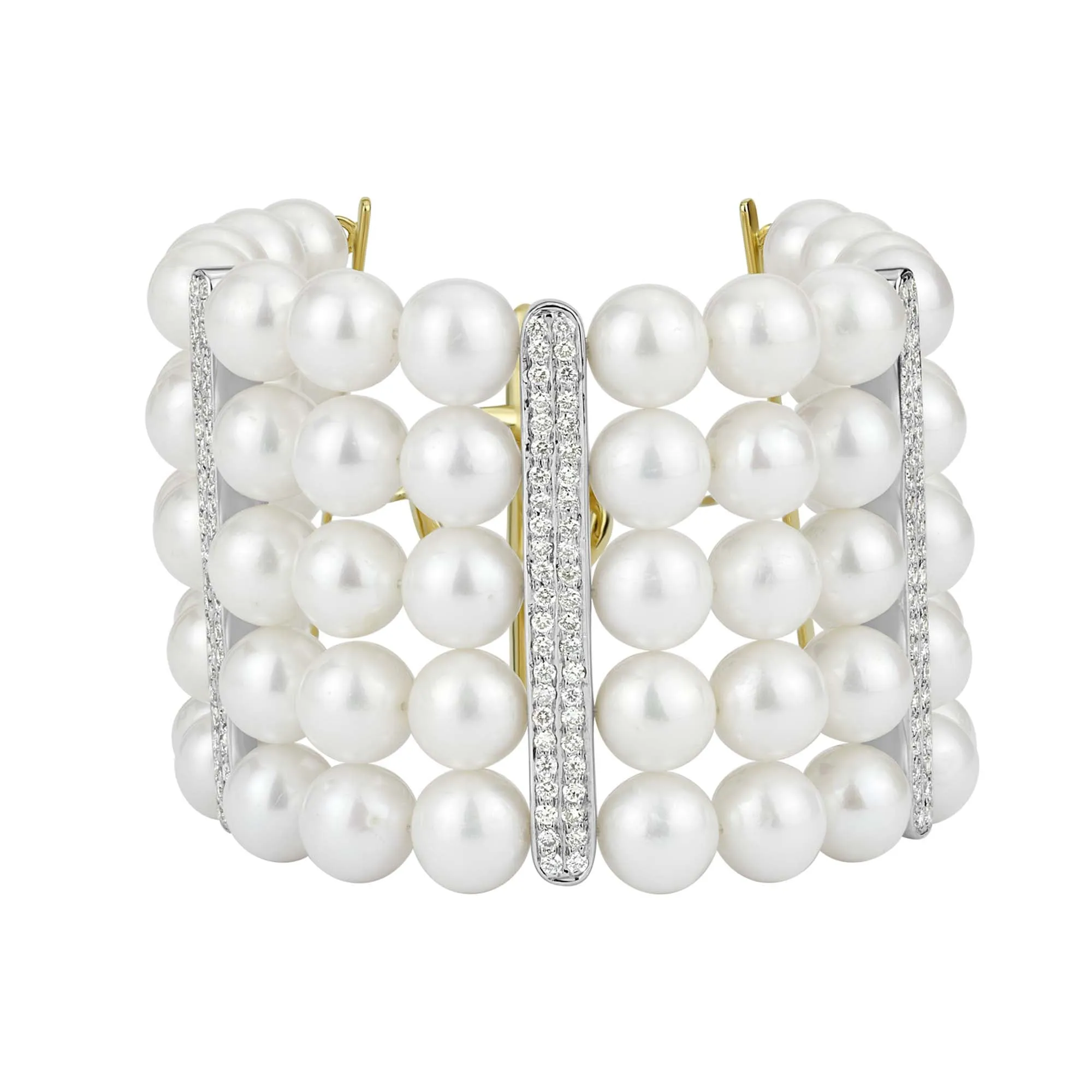 Bracelet - Freshwater Pearl And Diamond