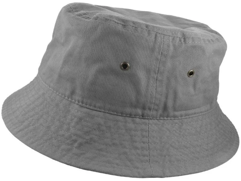Bucket Hat 100% Cotton Packable Summer Travel Cap