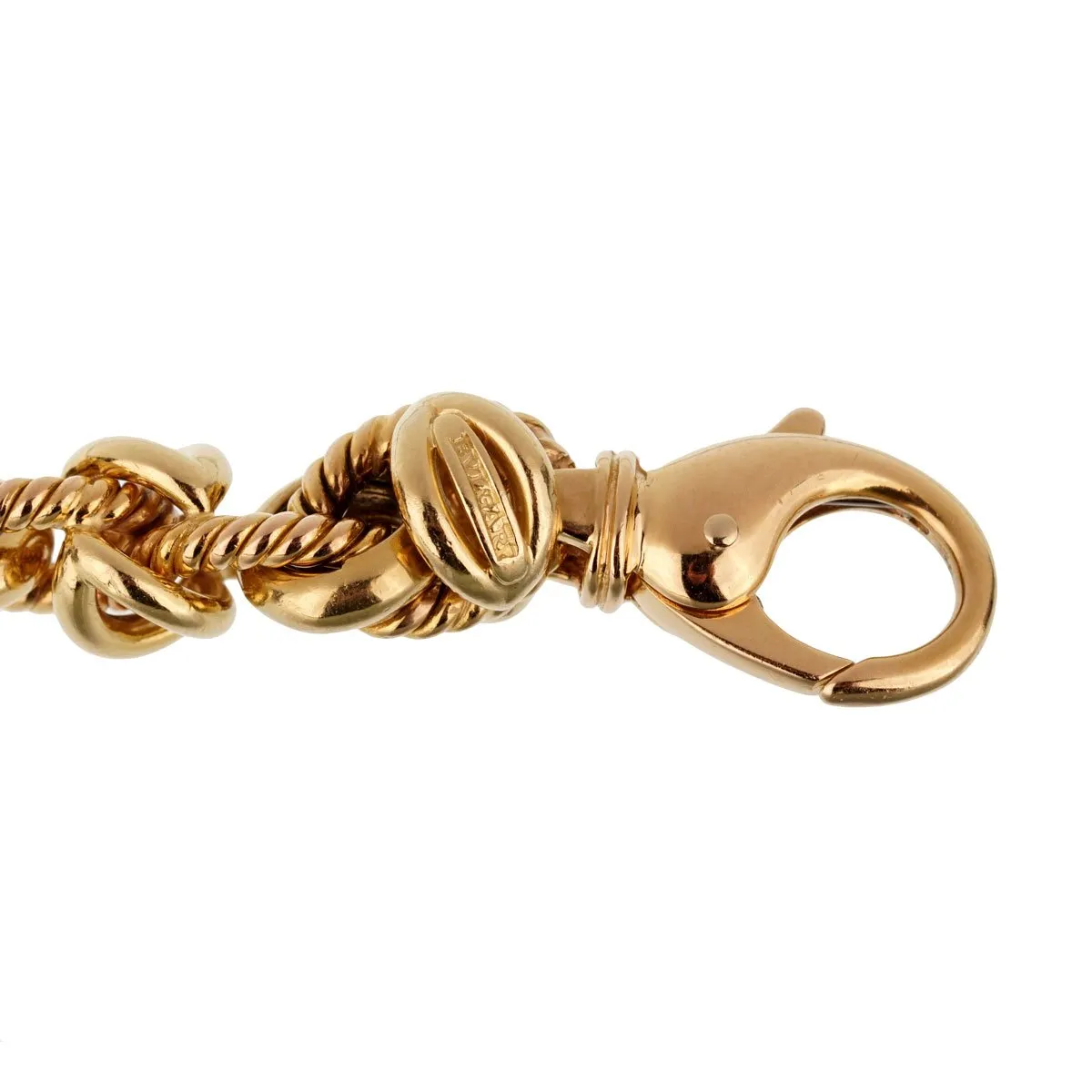 Bulgari Vintage Yellow Gold Chain Link Bracelet