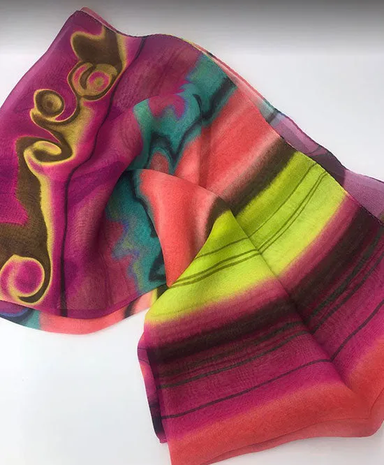 Chiffon Pink Scarf