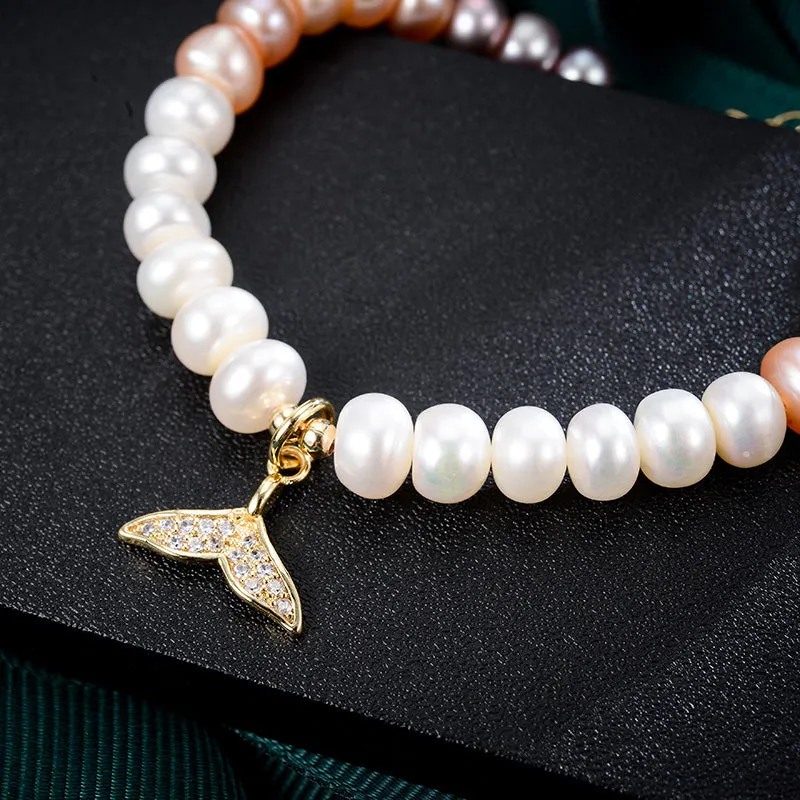 Classic Metal European & American Vintage Pearl Bracelet