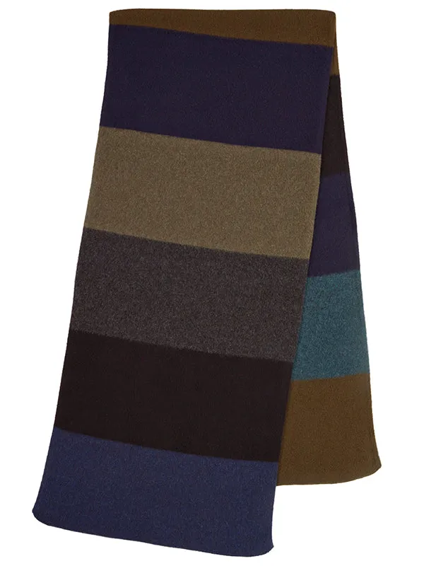 Colourblock Brushed Blanket Scarf Multicolour