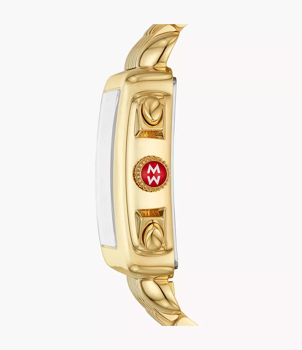 Deco 18k Gold Diamond Dial Watch MWW06A000780