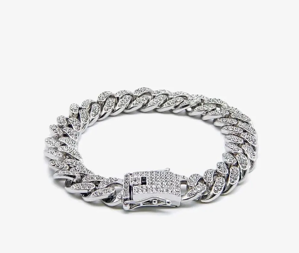 Diamond Cuban Chain Bracelet
