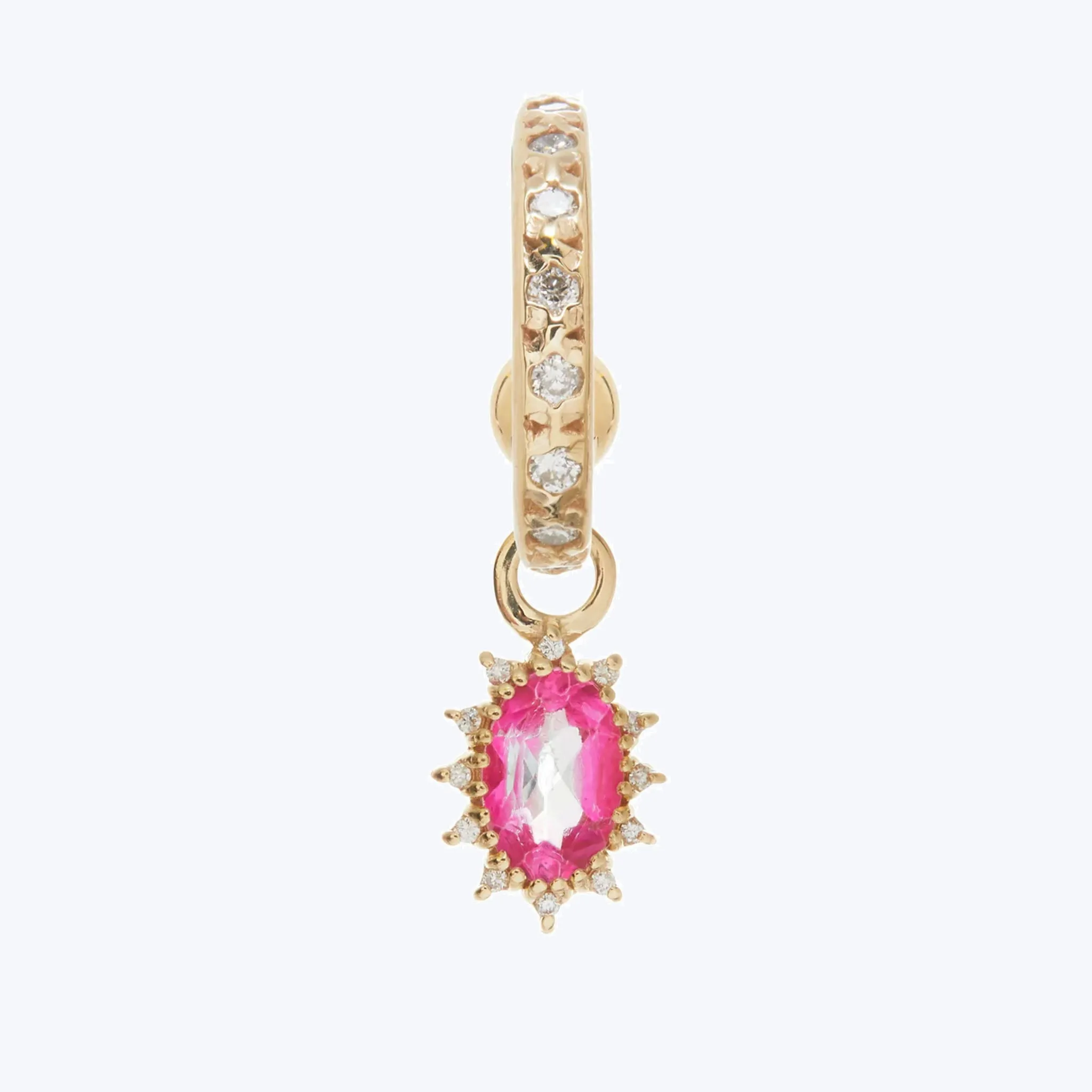 Diana Charm with Pink Topaz