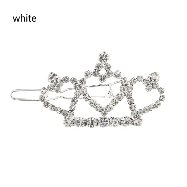 Doggie- Kitty- Crowns-Small Dogs or Cat Faux Pearl or Rhinestone Tiara- Pet Bows-Hair Clips