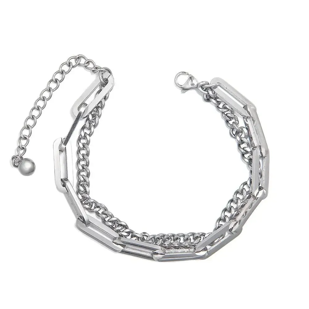 Double Chain Stitching Bracelet