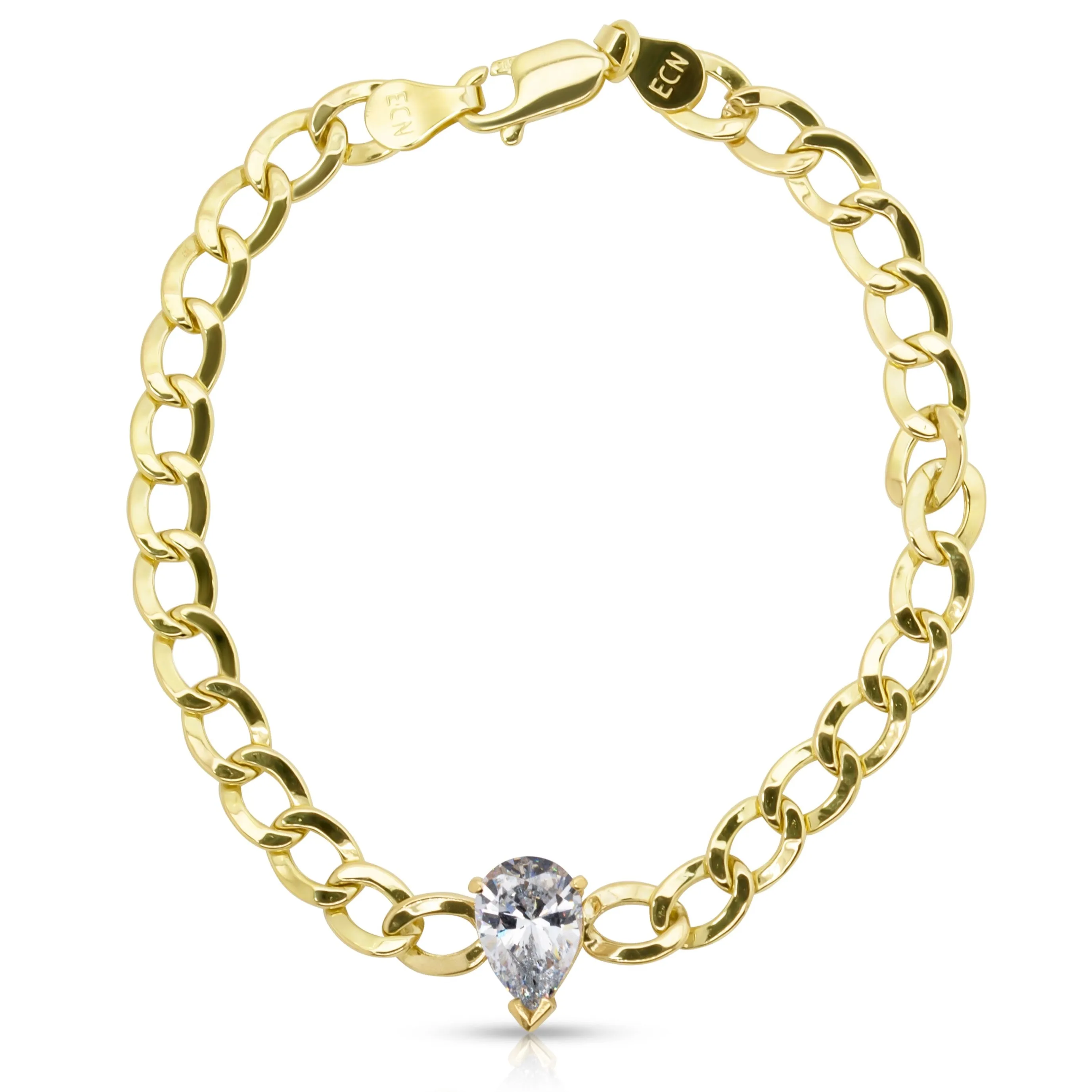 Drop Cuban Chain Bracelet