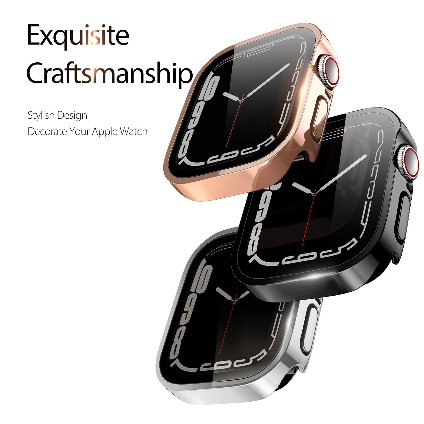 DUX DUCIS Hamo Hard PC Case for Apple Watch Series 4/5/6-40MM - Silver