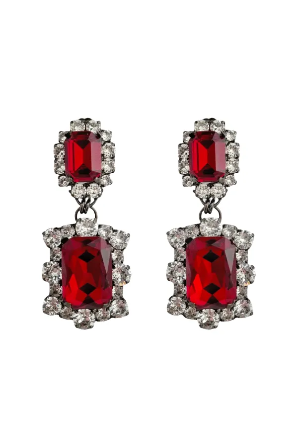 Dynasty Angelina Ruby Earrings