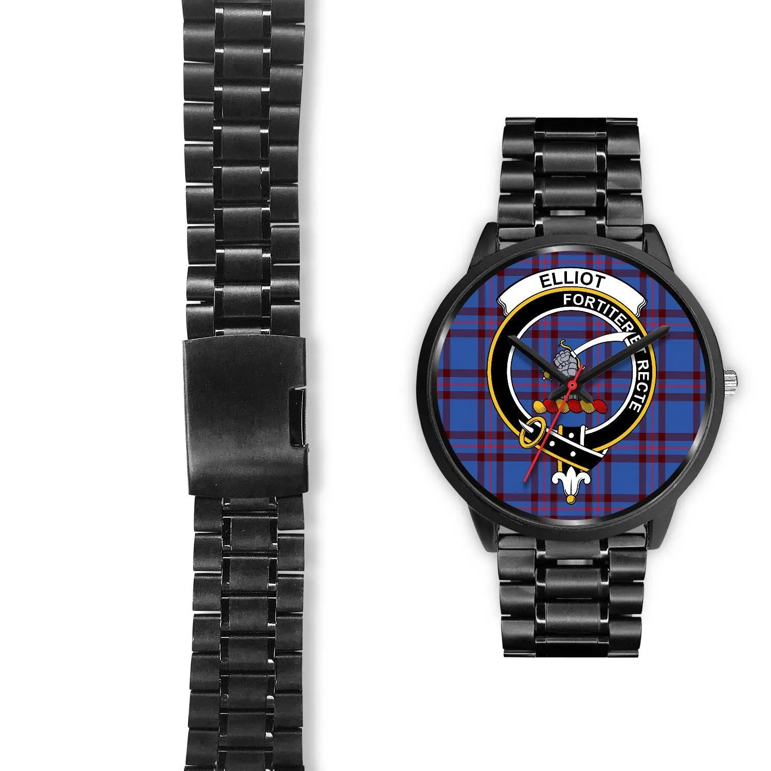 Elliot Modern Clan Badge Tartan Black Watch