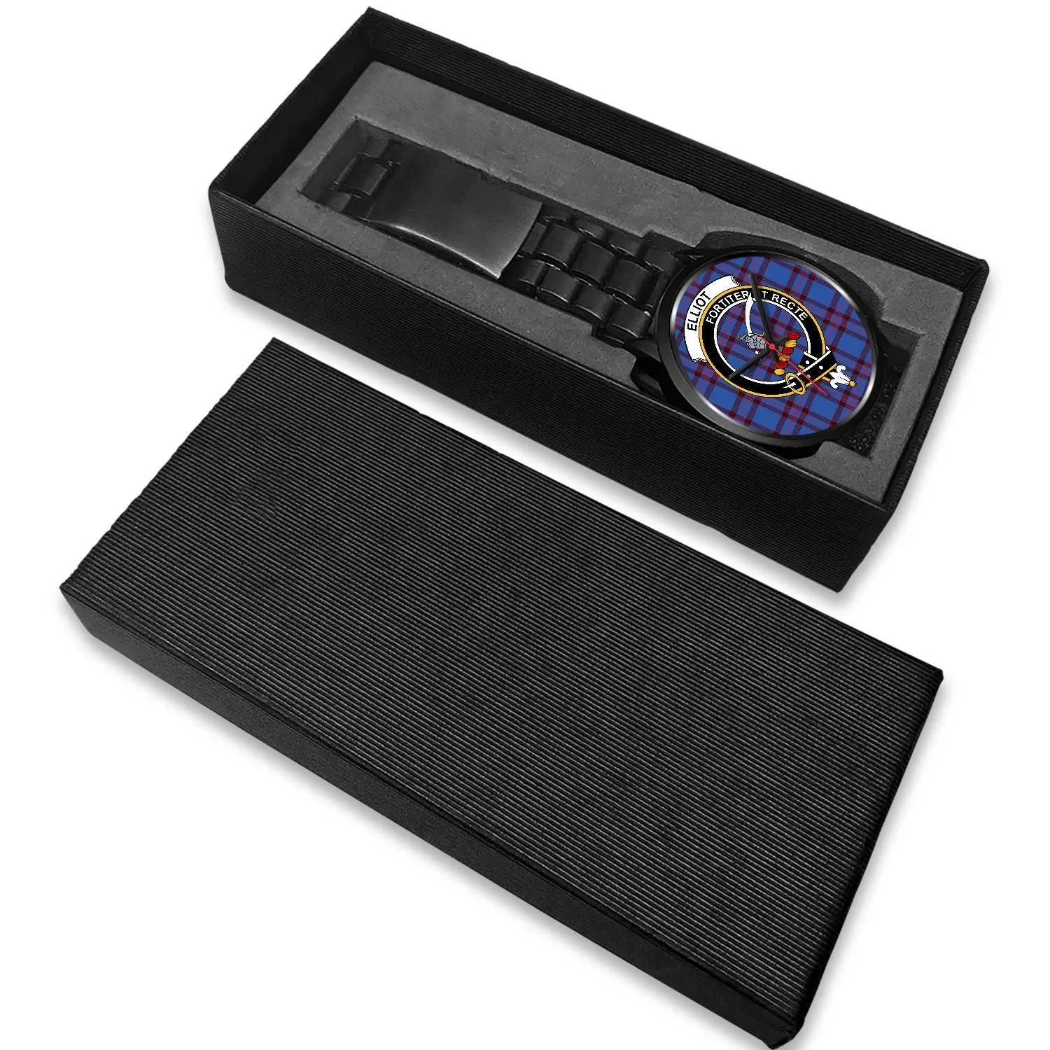 Elliot Modern Clan Badge Tartan Black Watch