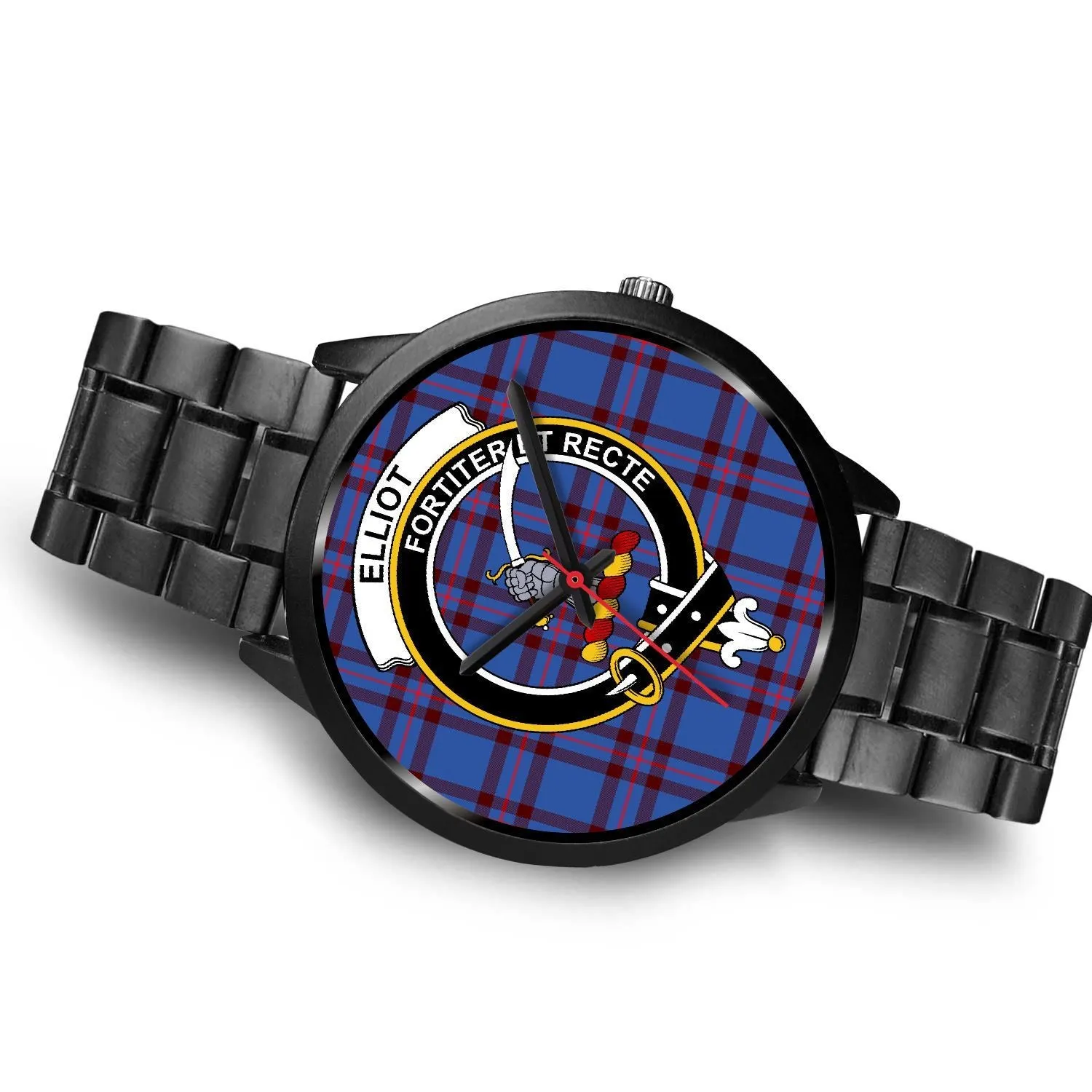 Elliot Modern Clan Badge Tartan Black Watch