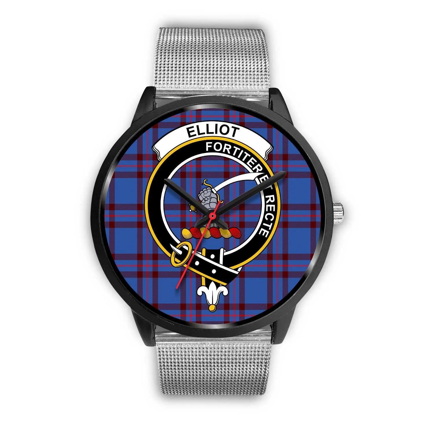 Elliot Modern Clan Badge Tartan Black Watch