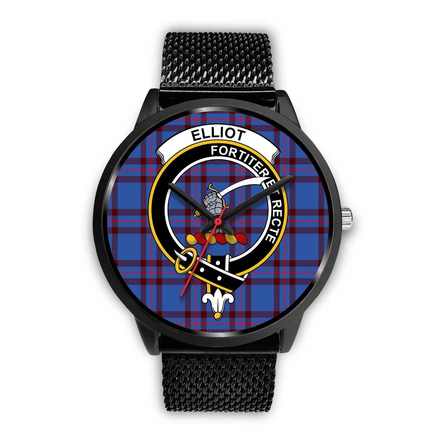 Elliot Modern Clan Badge Tartan Black Watch