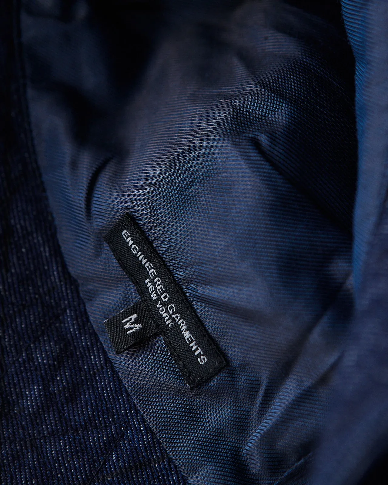 Engineered Garments Bucket Hat, Indigo Nautical Print