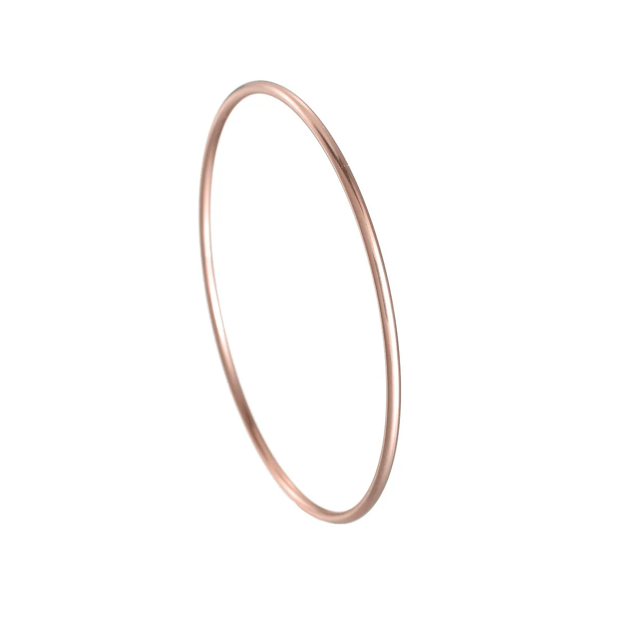 European American Simple Titanium Steel Women's Thin Bracelet Ring Mouth 60mm Bracelet