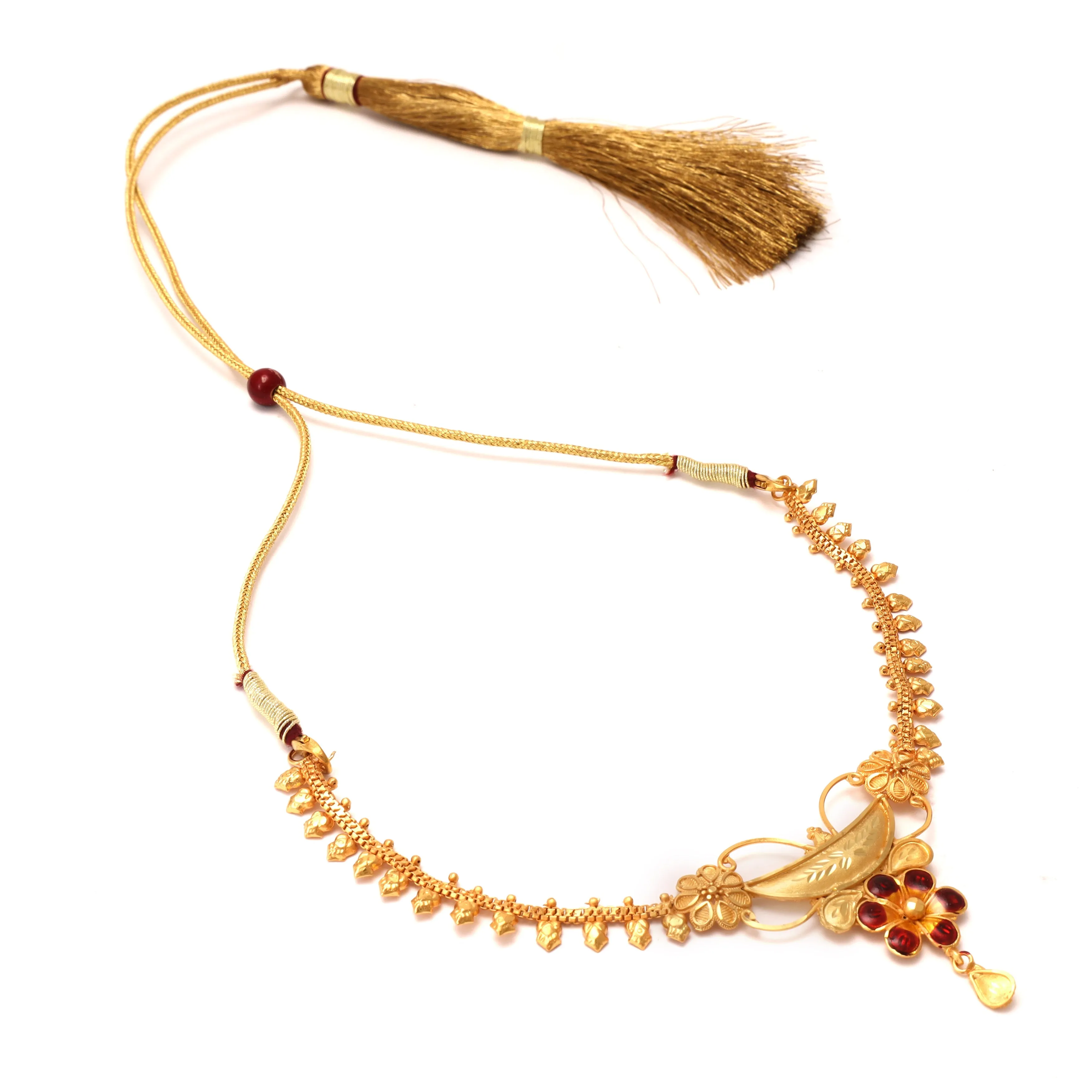 Floral Design Small Necklace Set