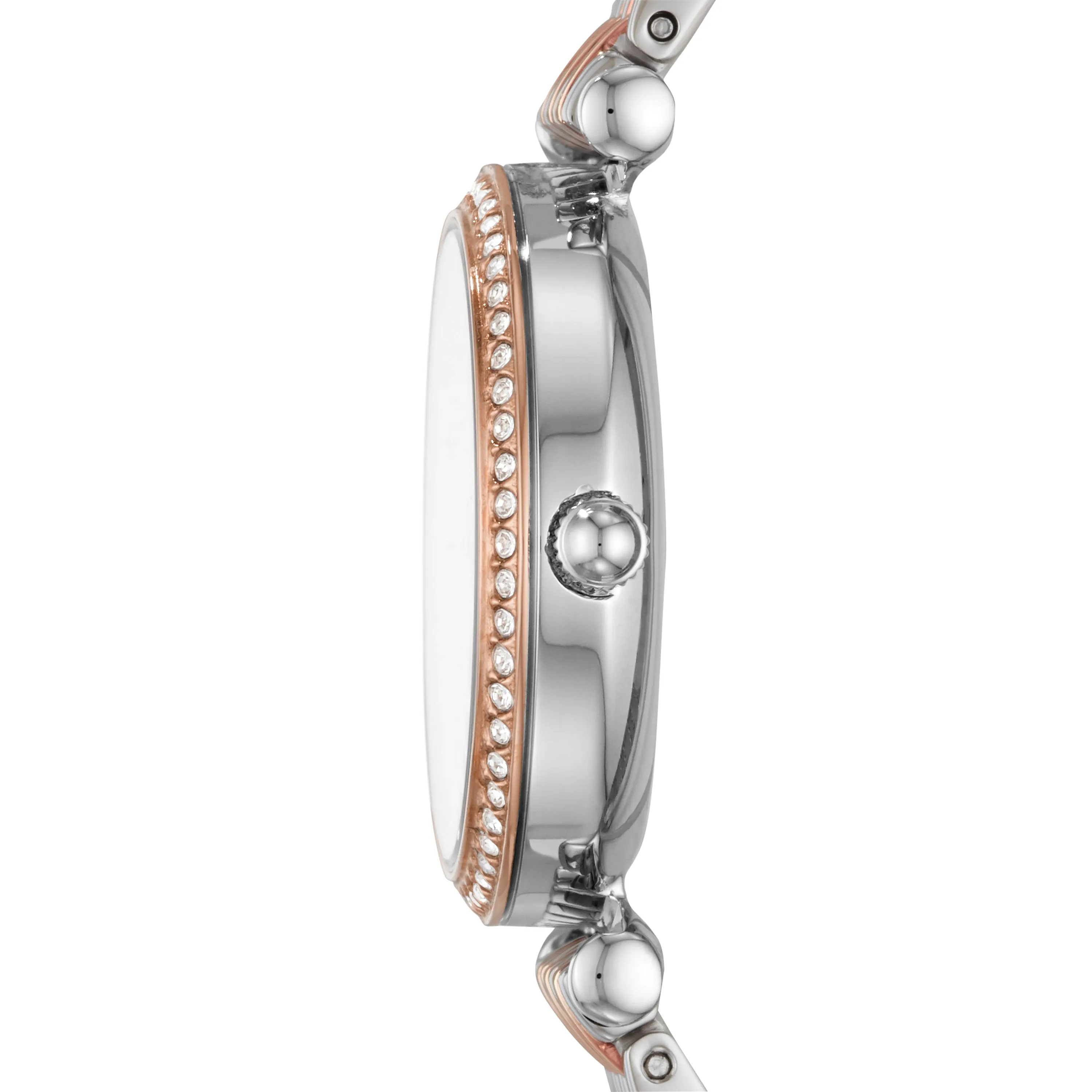Fossil Carlie Mini Three-Hand Two-Tone Stainless Steel Watch ES4649