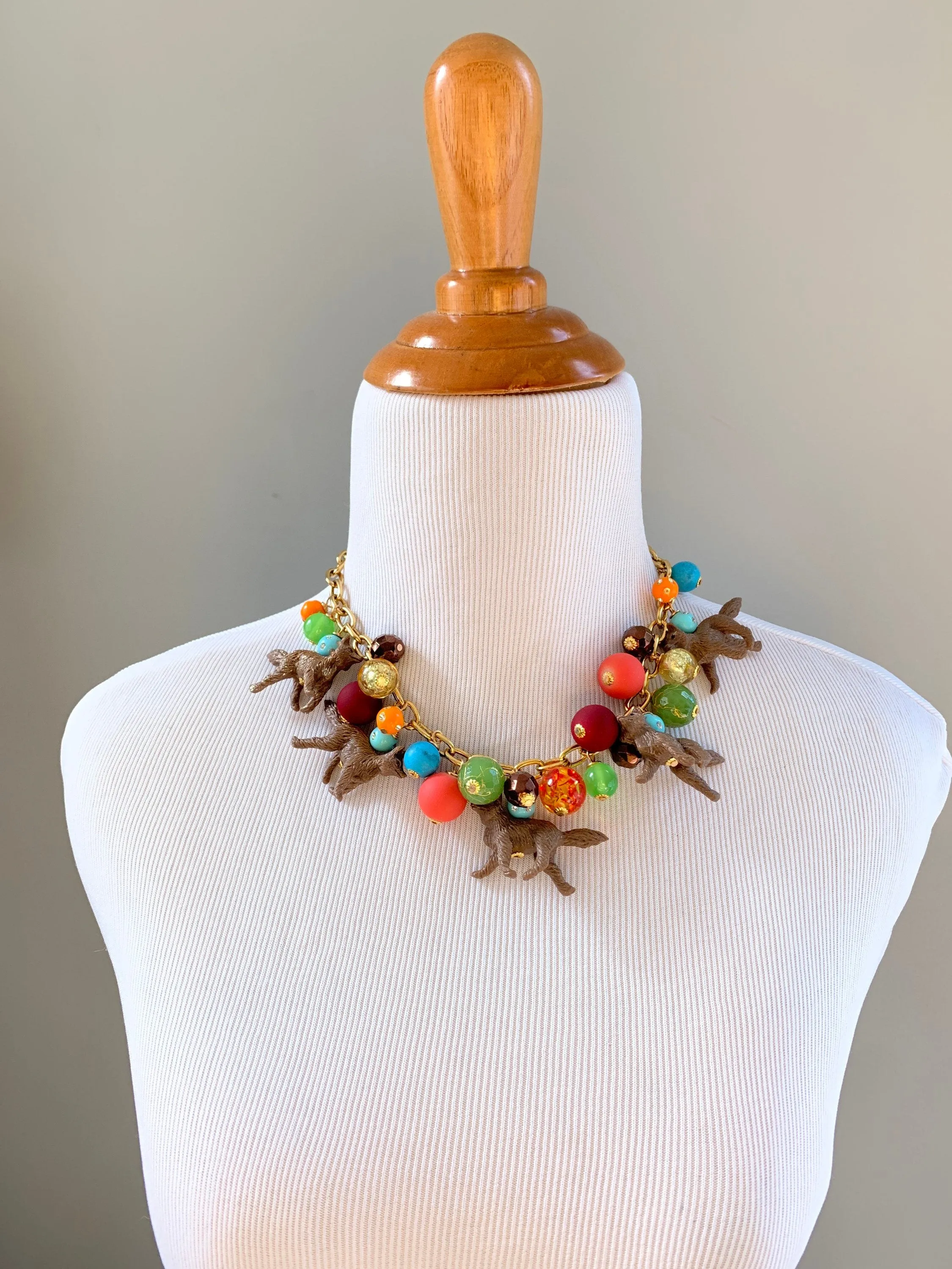 Foxy Bauble Charm Necklace