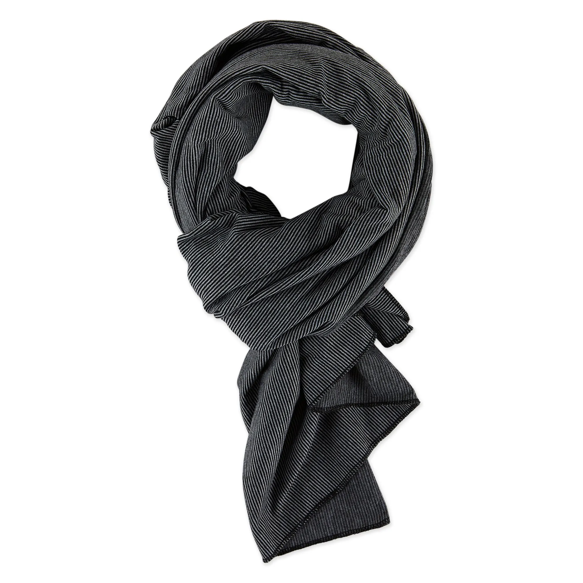 Free Black Stripe Blanket Scarf