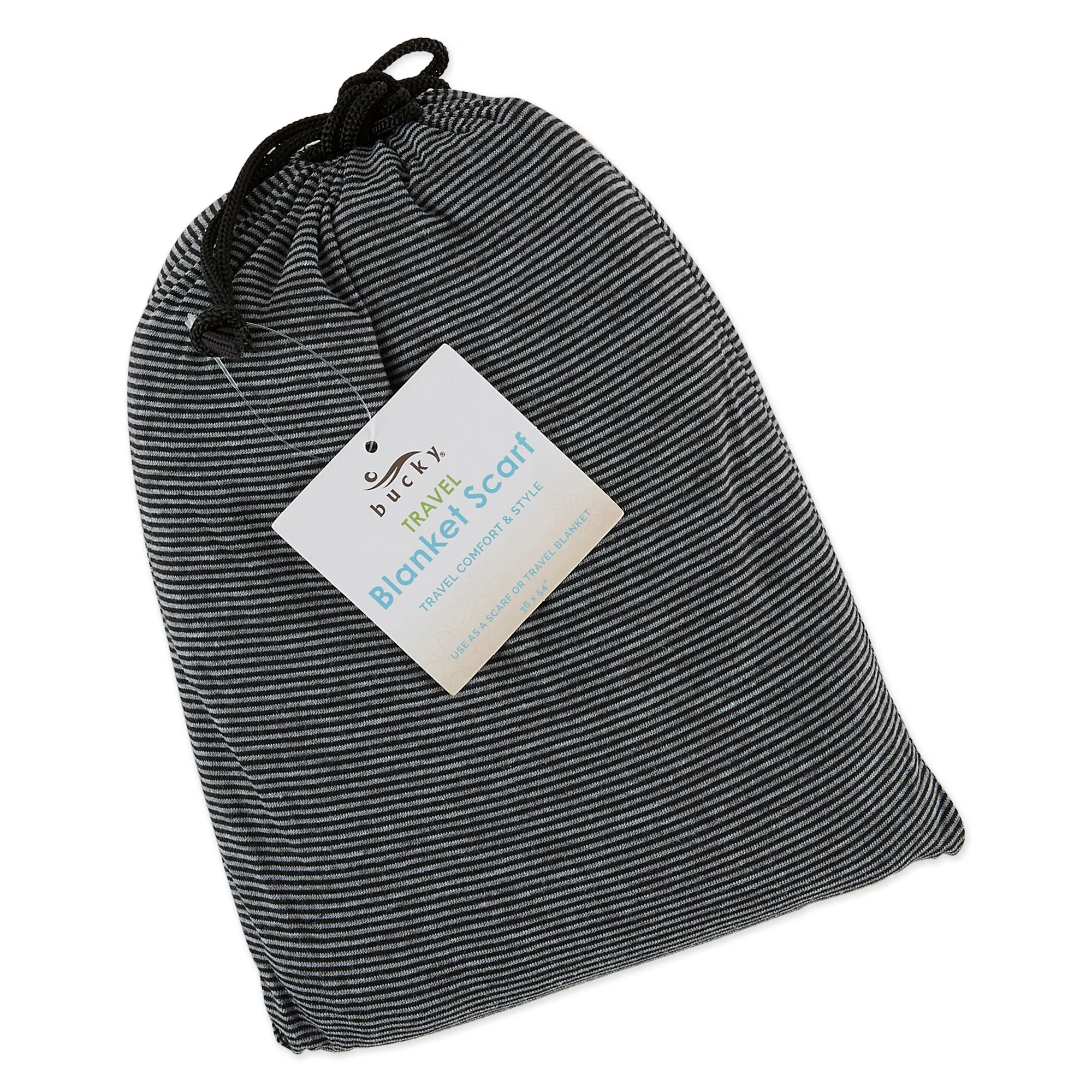 Free Black Stripe Blanket Scarf