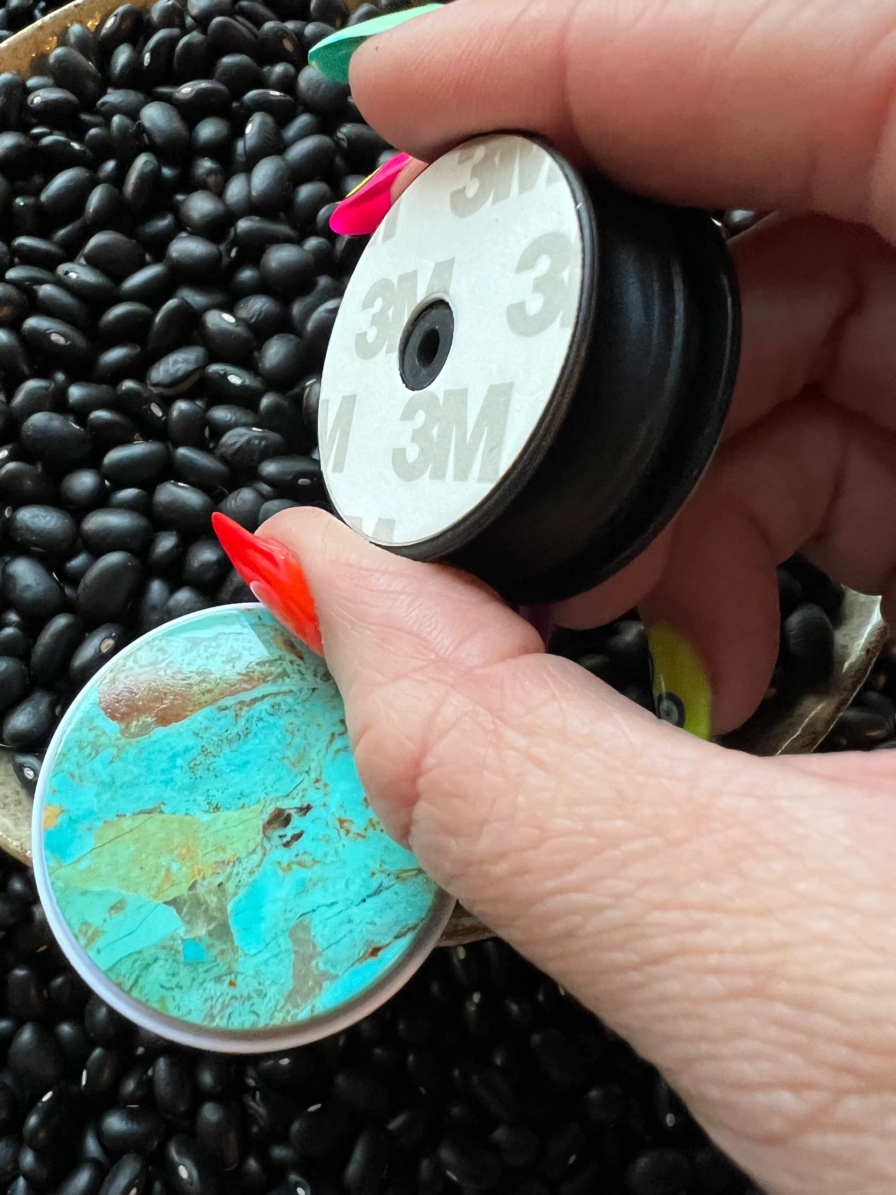 Genuine Kingman Turquoise Phone Pop Socket
