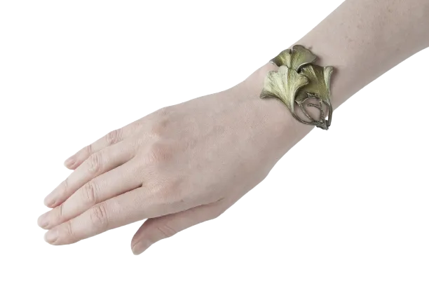 Ginkgo Cuff Bracelet