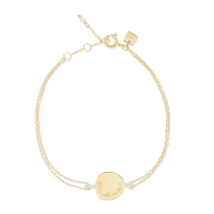 Gold Goddess of Air Bracelet