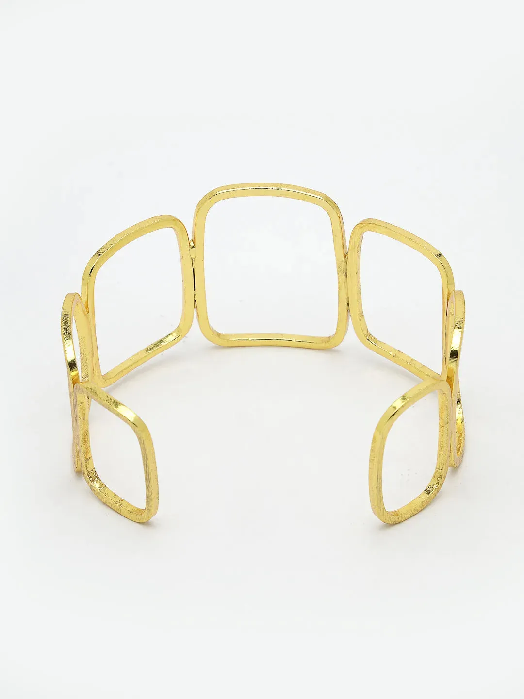 Gold-plated Western Cuff Bracelet