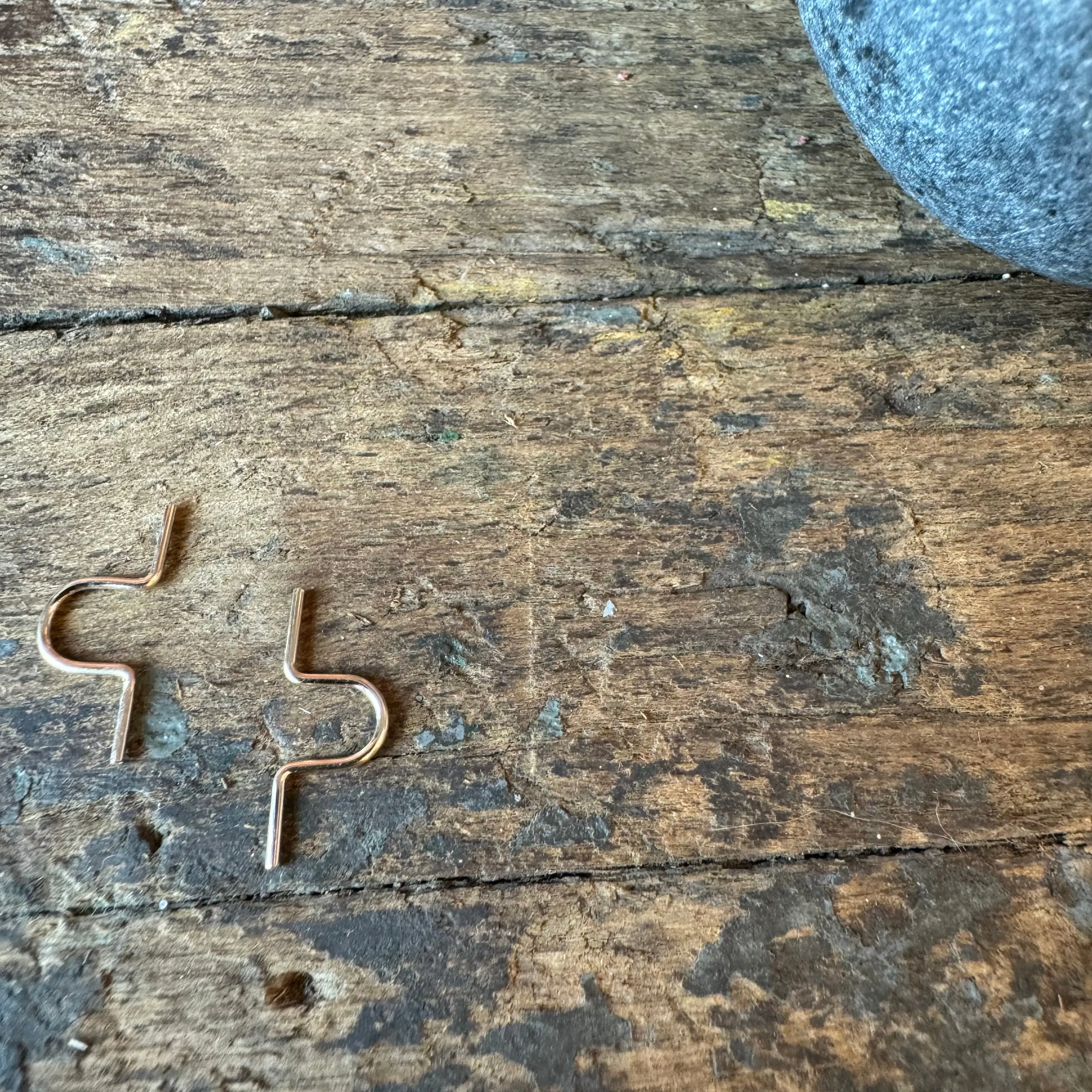 Hill 14k Gold fill Earrings by 8.6.4 Design