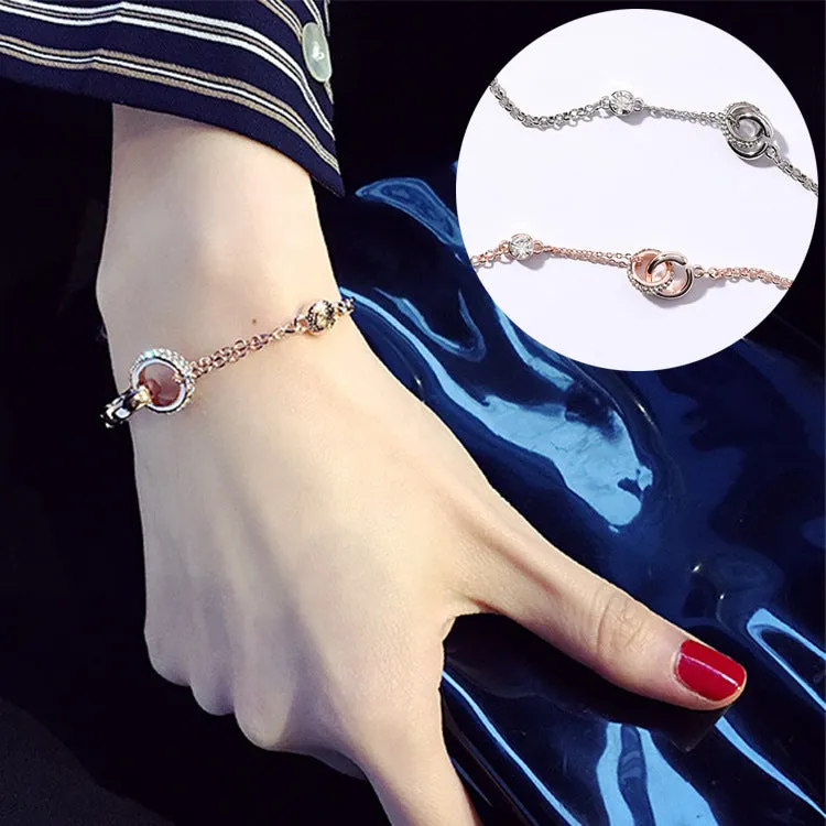 Korean Double Ring Fashion Bracelet