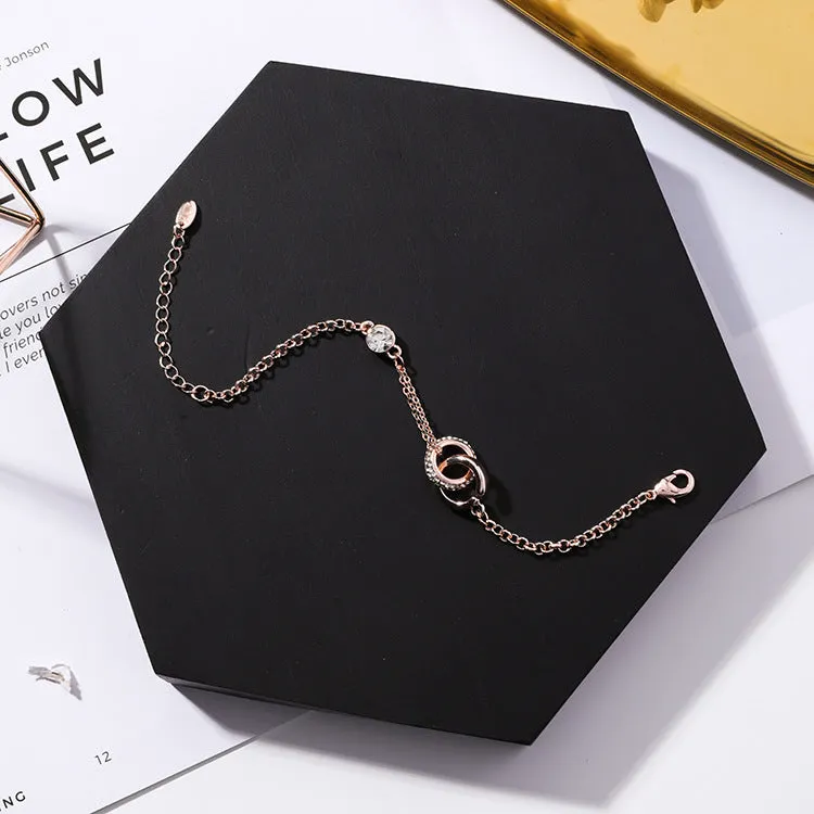 Korean Double Ring Fashion Bracelet