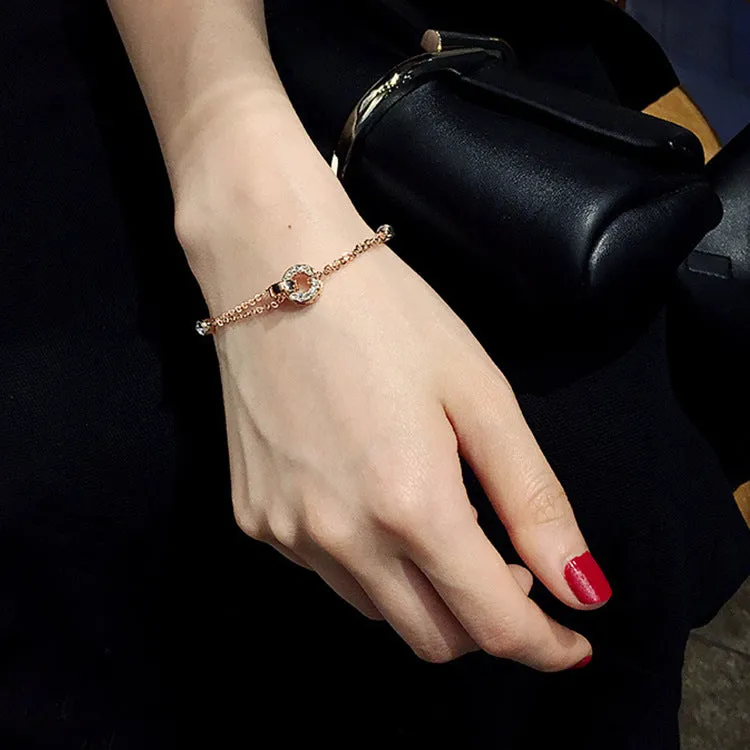 Korean Double Ring Fashion Bracelet
