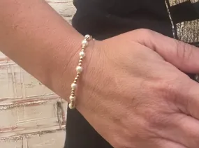 Large Single Pearl Bracelet
