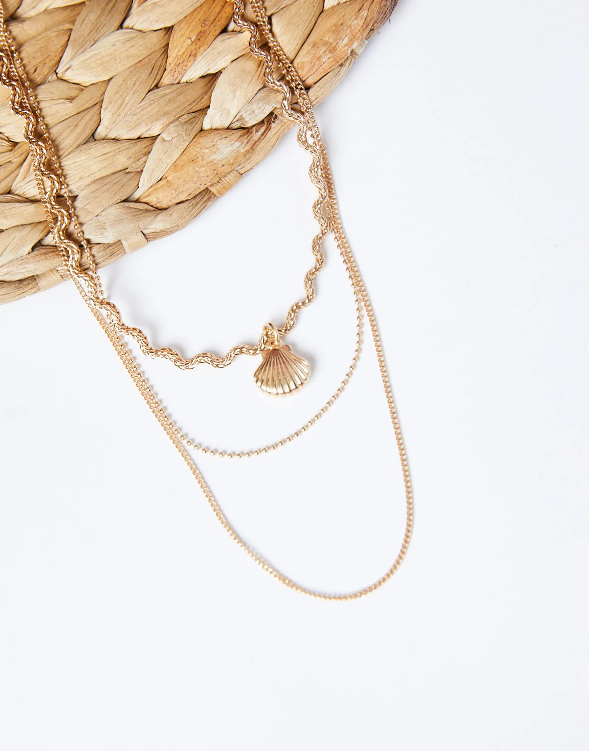 Layered Seashell Necklace